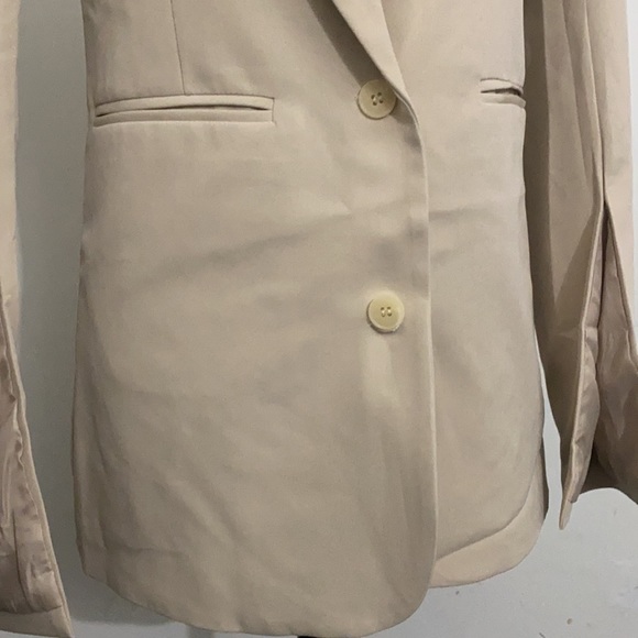 Cream split cuff blazer ASOS - Picture 3 of 6